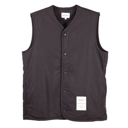 Norse Projects Otto Tab Series Fleece Gilet Utility Dark Navy N20-12717004 Degli Uberti